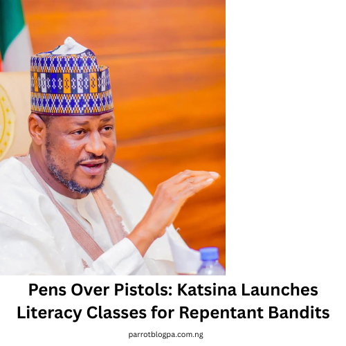 Pens Over Pistols: Katsina Launches Literacy Classes for Repentant Bandits